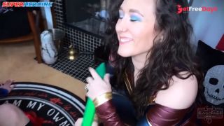 [Superheroine.Porn] SinnSage - Kryptonite Control Supergirl and Ms. Marvel Spanking and Strapon Fucking Jessa Flux
