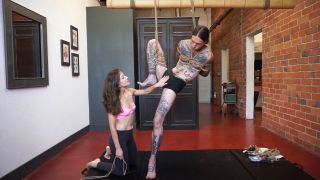 Elise Graves - Bondage Liberation - Suspend Disbelief - Ruckus And - Takes On An Intense Shibari Sequence Journey - Rocks It (Femdom porn)