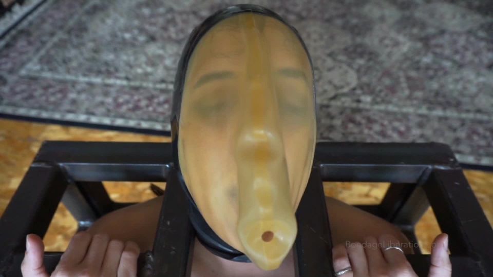 free xxx video 18 Rebreather Hood Self-Bondage - bdsm - fetish porn fetish shrine