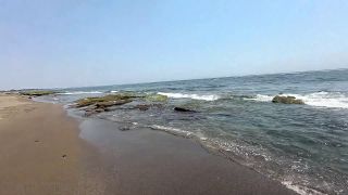 Darcy Dark - Sucking Cock on the Public Beach - Hotel Room Sex after [1080p] - Teen