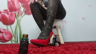 free adult video 41 jockstrap fetish MissMarisa – Stiletto Trampling, humiliation on fetish porn