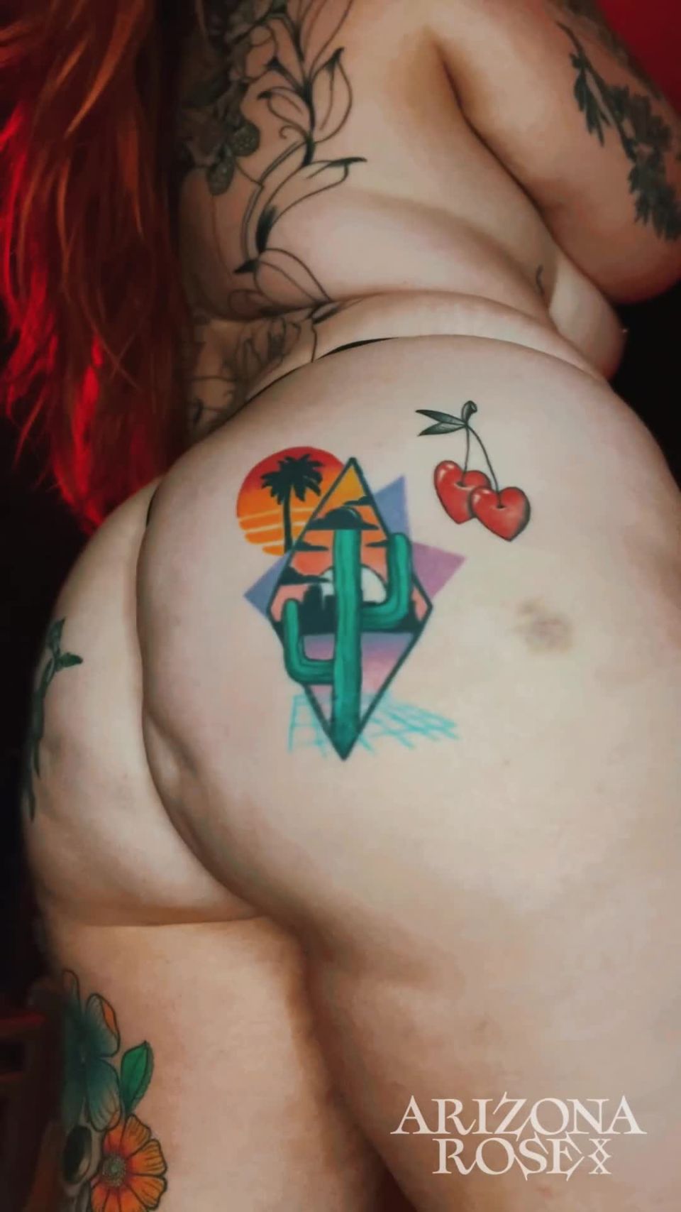 ArizonaRoseXX - Tattooed BBW Ass Worsh
