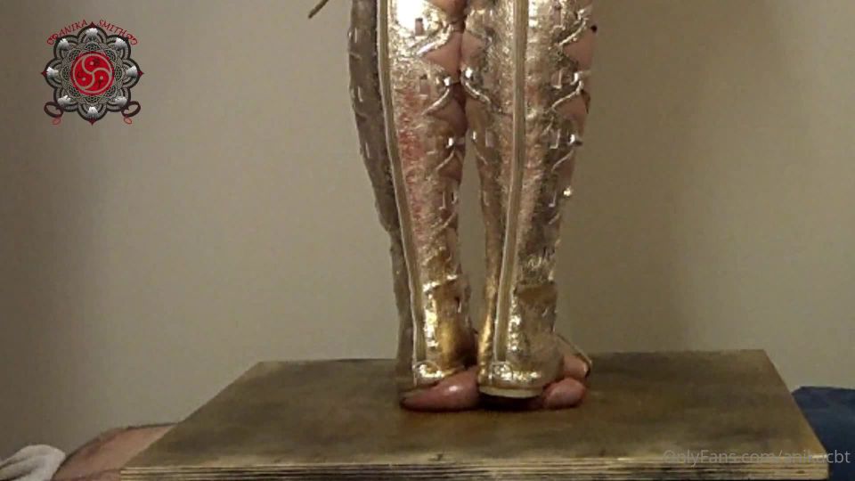 I Have Some Crazy Flat And Rough Soled Knee High Gladiator Sandals ANIKAS COCK (Fetish porn)