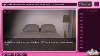 Hentai Game EP2: Lesbian Show with Luna and Mion - Female Anchor Next Door