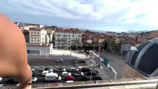 Maevaa Sinaloa - Public Swinger Sex On The Terrace In City Full HD - Swingers