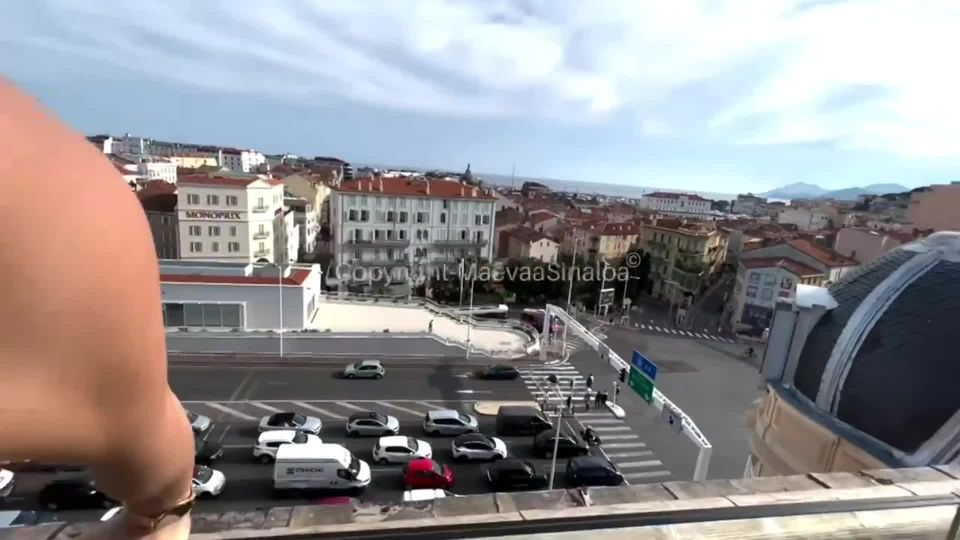 Maevaa Sinaloa - Public Swinger Sexo en la terraza en la ciudad Full HD - Swingers