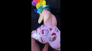 Mila Mondell - Ripped PJ Pants Fucking Creampie - Teen