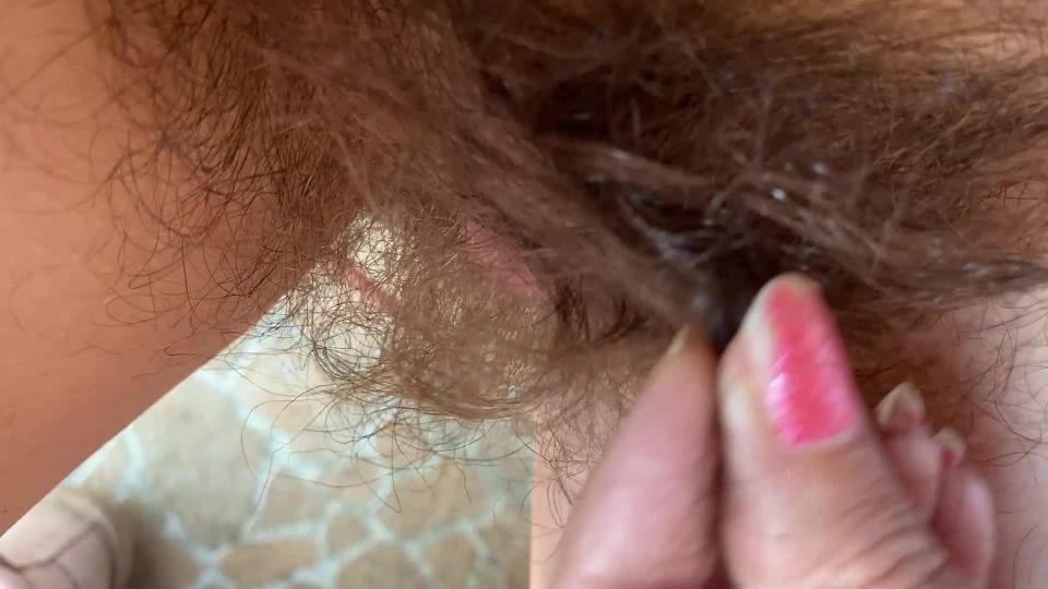 cuteblonde666 Hairy bush Fetish video closeup POV - Hairy