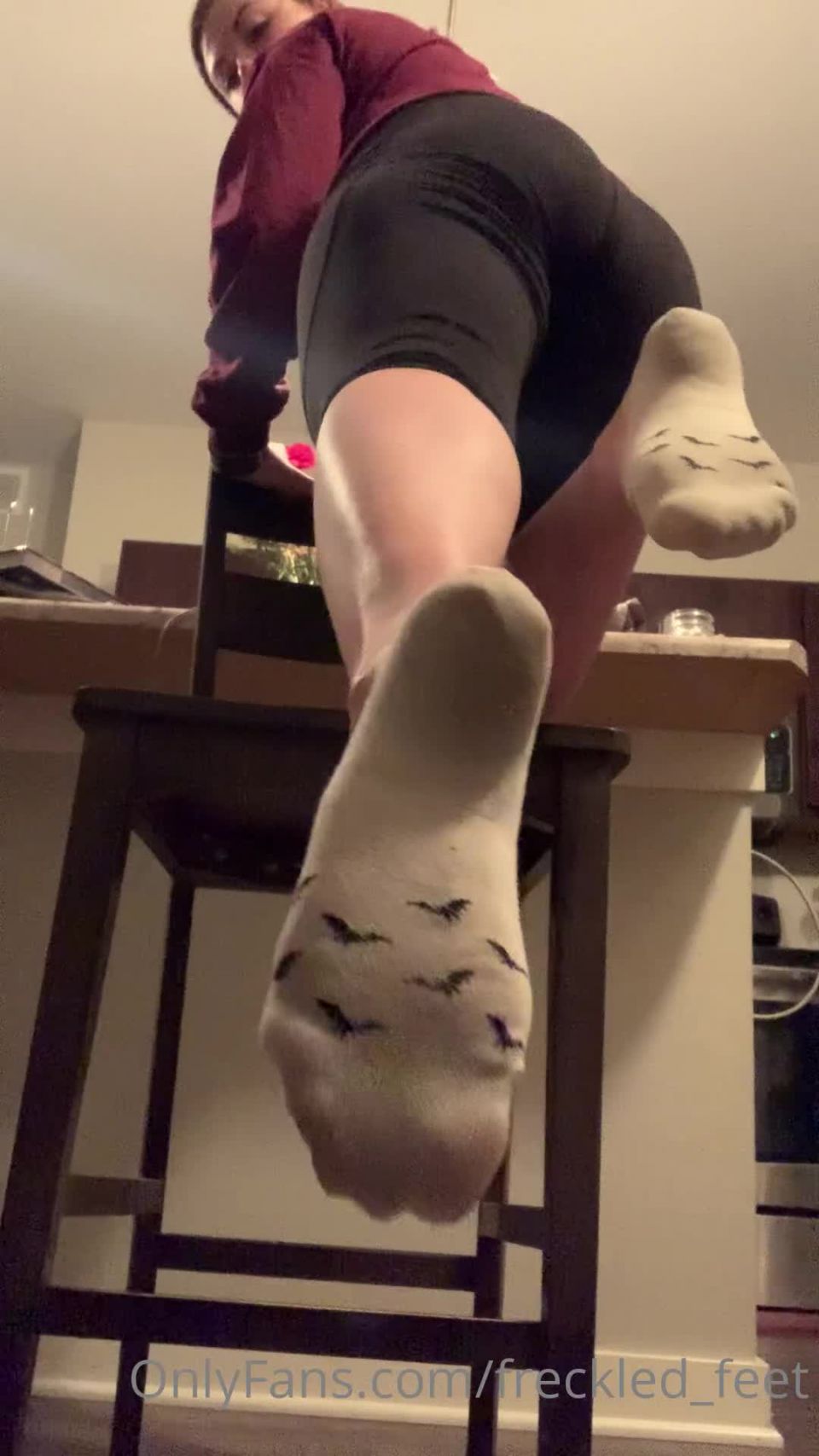 Freckled Feet06-11-2020 - Sweaty shoe sock strip followed by my t shir