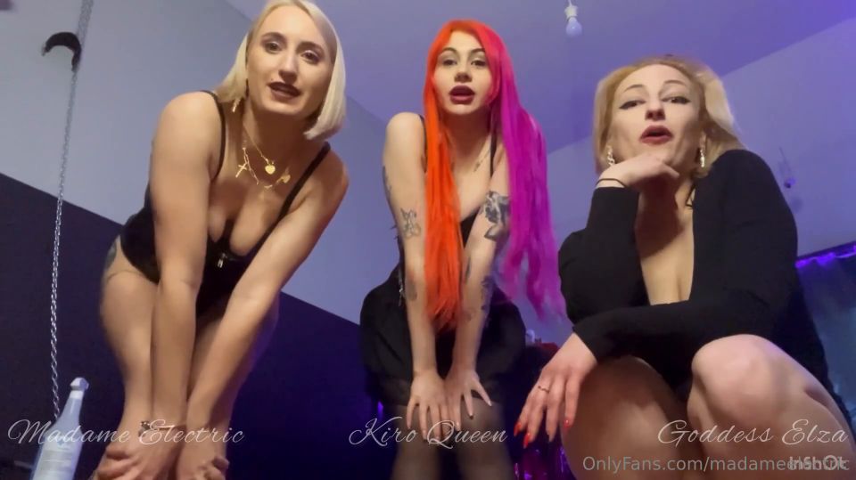 adult xxx video 37 Madame Electric: Goddess Elza and Kiro Queen - Big Giant Beautiful Dommes and You Small Tinny Little on pov femdom fingering