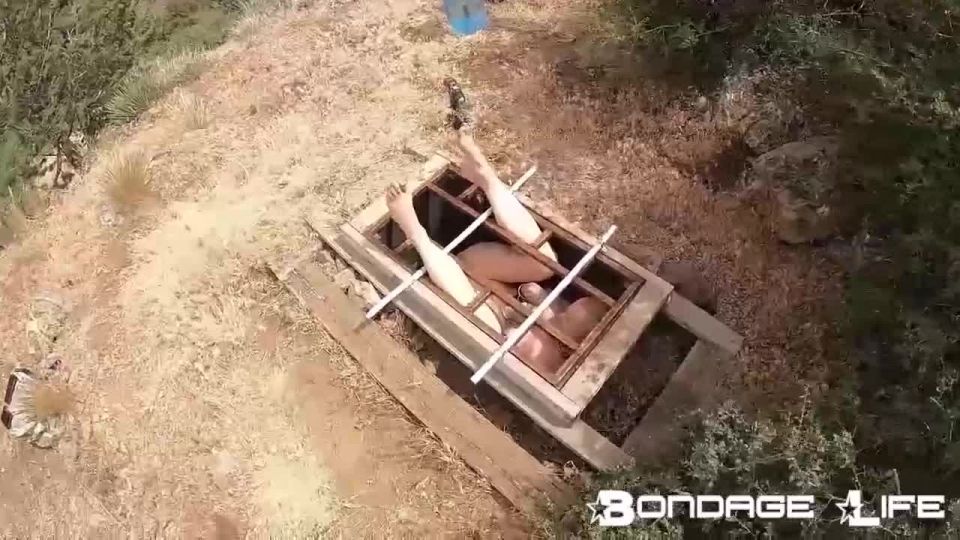 adult clip 48 BondageLife – In The Pit – Rachel Greyhound on bdsm porn foot femdom