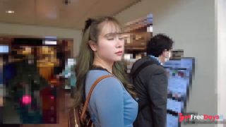 Remote vibe teasing walk Pussy juice gushing, creampie climax