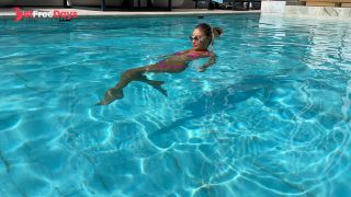 [GetFreeDays.com] Monika Fox Poses In Pink Bikini And Swims In Pool Surrounded By Skyscrapers Adult Stream April 2023