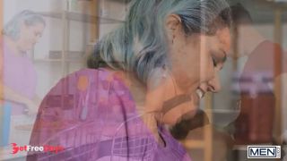 MEN - Wild Stepdad Reese Rideout Fucks Both His Stepson Trevor and And His Girlfriend Jewel Diamant