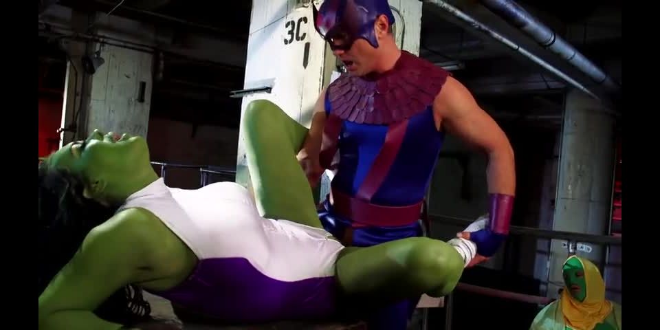 She-Hulk XXX: An Axel Braun Parody, Scene 5  | brunette | cumshot