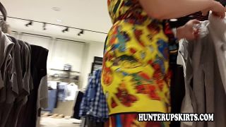 yummyupskirtwithgirlinbrightdress voyeur 