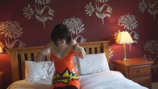 [GetFreeDays.com] Portia Victoria - Orange Dress and Black Stockings latex vr porn