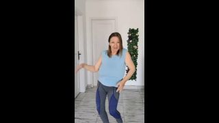 MariaOld - Sexy GILF teasing by huge tits