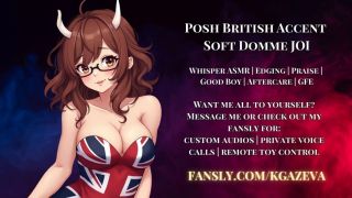 British F4M Whisper ASMR JOI  Get Edged by a Curvy Posh British Soft Domme