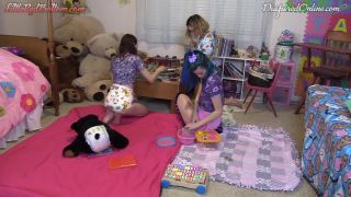 DiaperedonlineBunny B Picky Picky Bunny  Red Diapered Daycare