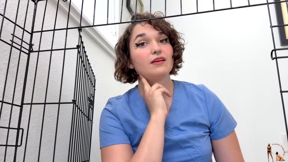 Femdom Puppy Play Trans Natalie Carnot consigue el chico listo para ser neutralizado (Porno de la mujer)