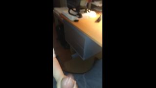 Girlfriend Jerks Me To Porn Til i Cum On Slutty Face