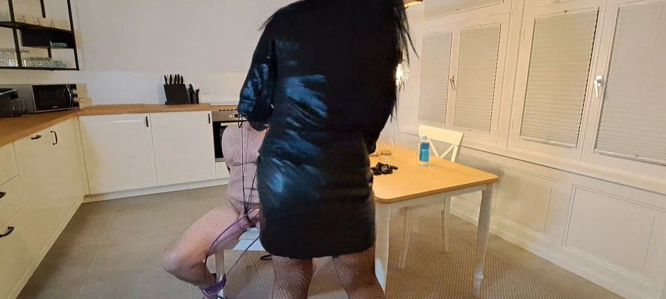 MISTRESS LUCIANA - Worked The Slave Hard In The Kitchen.