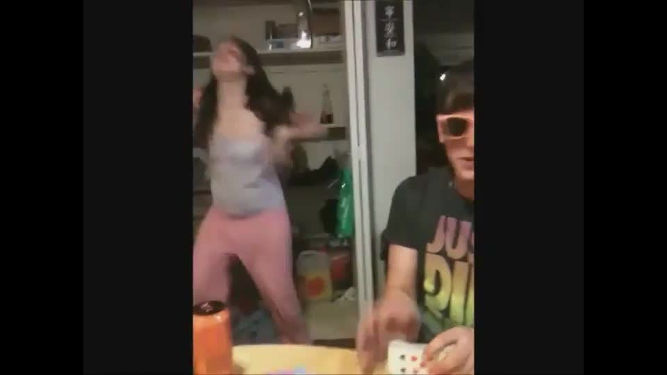 Teasing the silly friend