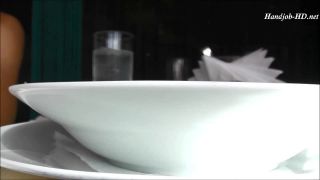 Online Handjob in a public cafe – KatiesClub - handjob