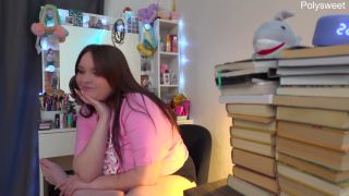 Polysweet - Russian actress shoots solo backstage video