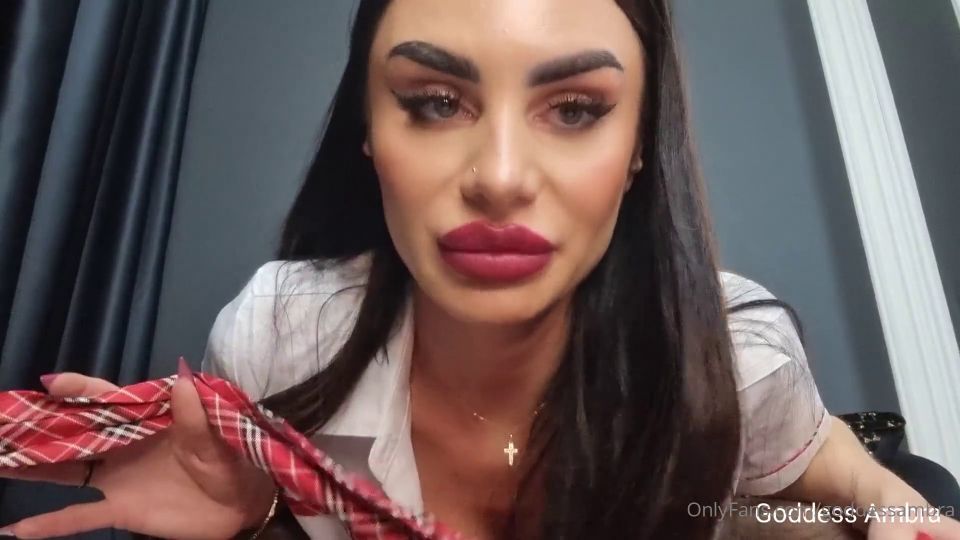 RolePlay Nylon Layers Goddess Ambra (Femdom porn)