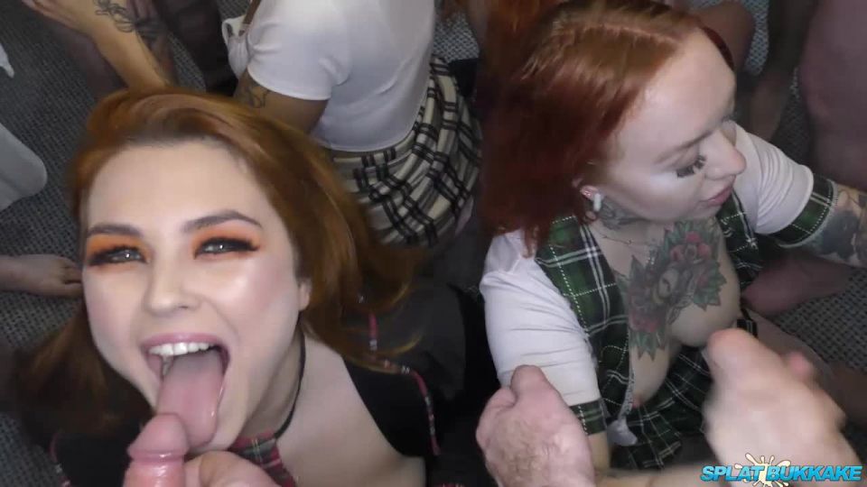 free porn clip 16 cuckold bukkake Aloralux, Demi Devine, Forbidden Gal, Mandy Foxxx - 4-girl redhead schoolgirl bukkake session [HD 238.3 MB], fetish on femdom porn