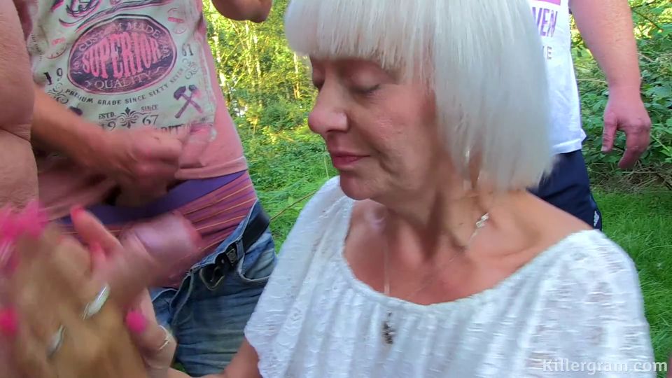 exterior exterior GILF Puta sucio perro