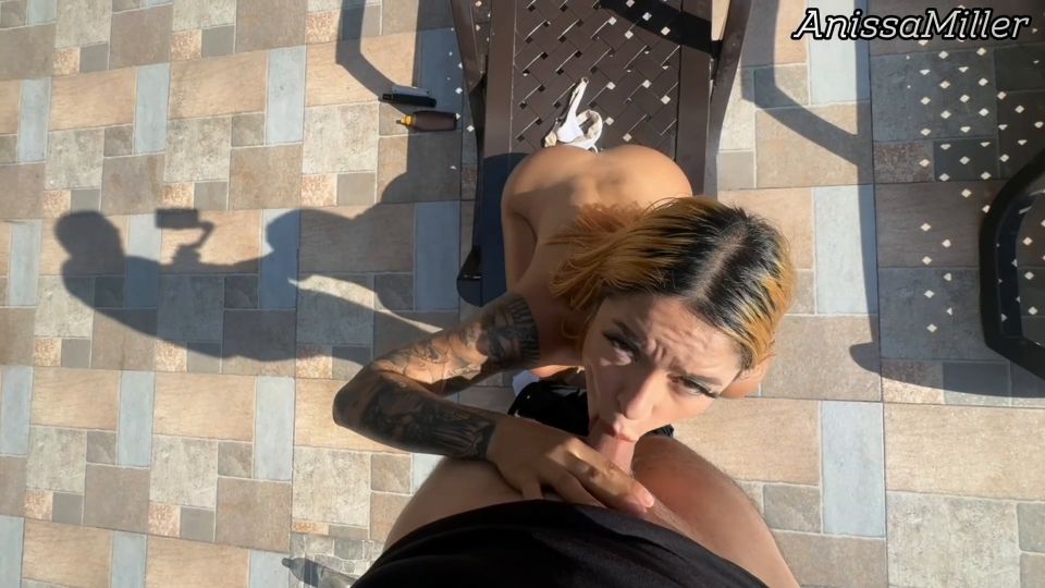 Anissa Miller1 - Beautiful Latin Chief Culona fucks her butler on a sunny day - Anissamiller 1080P - Big booty