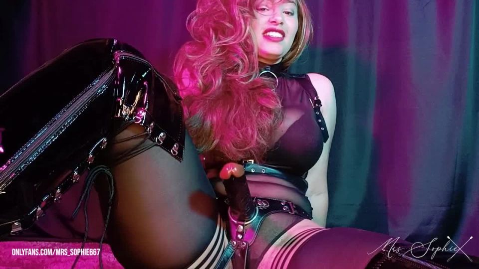 Cock sucking bimbo bitch Mrs Sophie (Femdom porn)