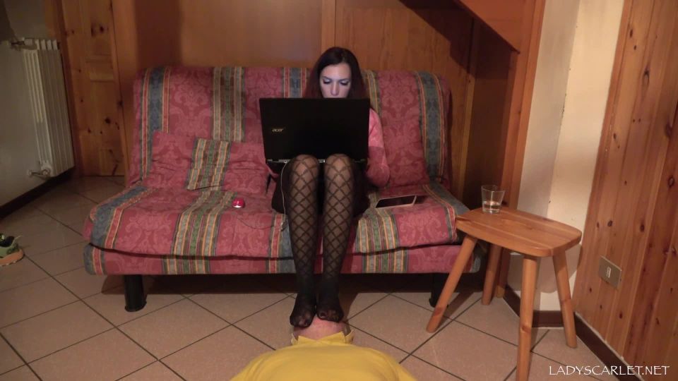 Lady Scarlet - Pantyhose Domination, Stockings.