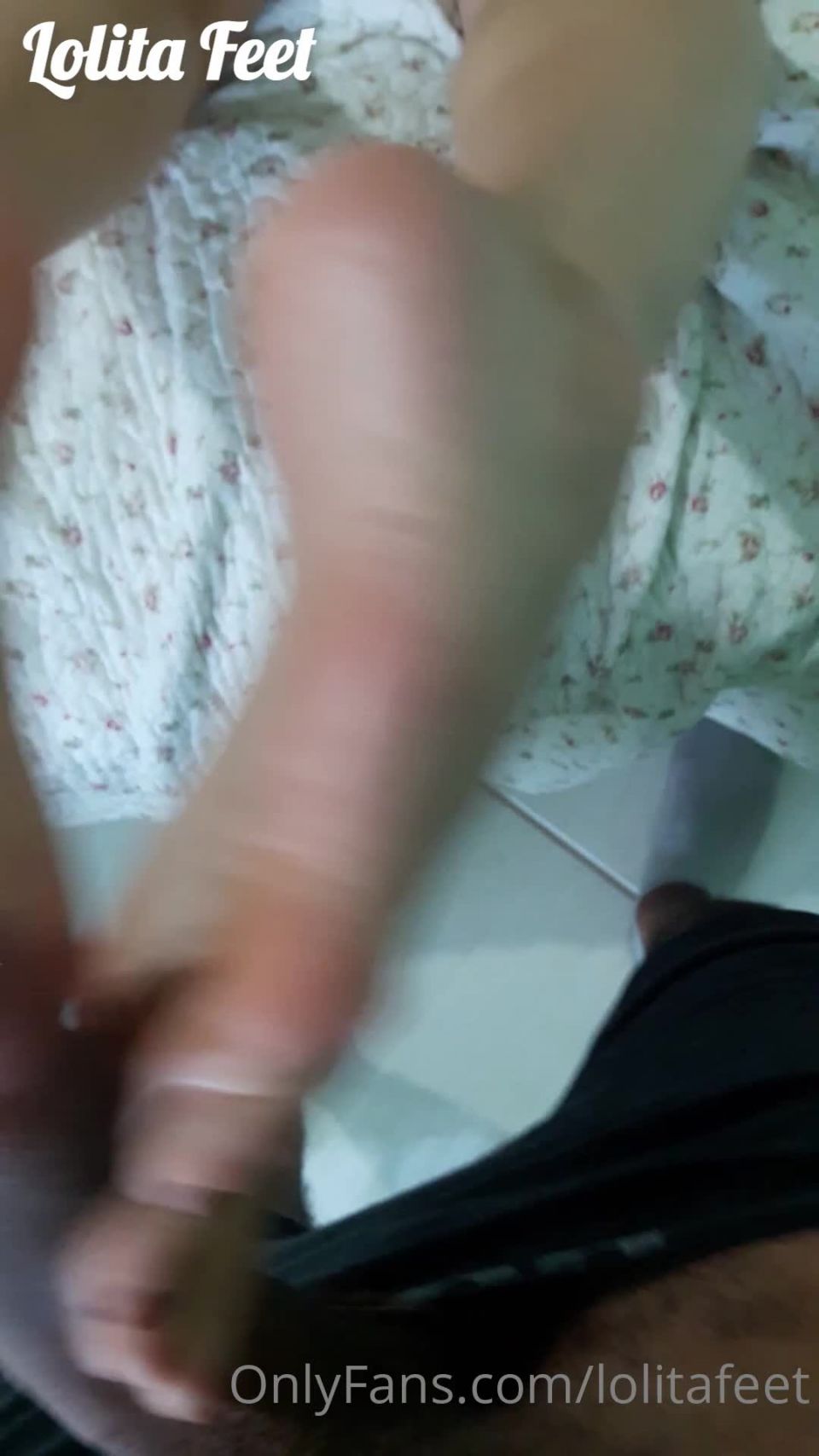 lolitafeet  I was naked on the bed and he came rubbing his huge del on feet porn 