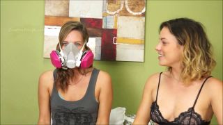 Custom Fetish - Zeva Rivka s Mask Respirator Modeling - Fetish