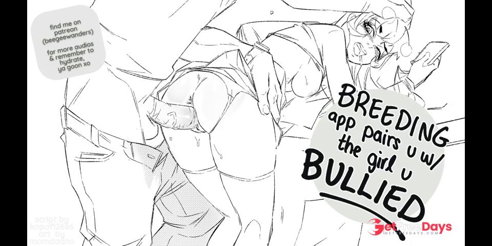 breeding the girl you used to bully all because a new phone app said to  asmr fsub audio roleplay