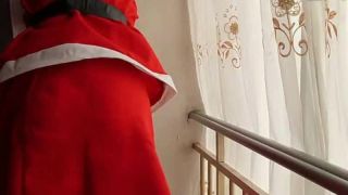 xxx clip 43 M040 - Christmas Special - Santa was Spanked with Cane, scarf fetish on femdom porn 