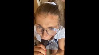 RhiannonRyder1995 - Teen Sucks Sirs BBC amp Gets A Facial - Facial