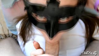 [Amateur] Sensitive girl loves to lick foreskin and swallow cum Crempie-DickForLily