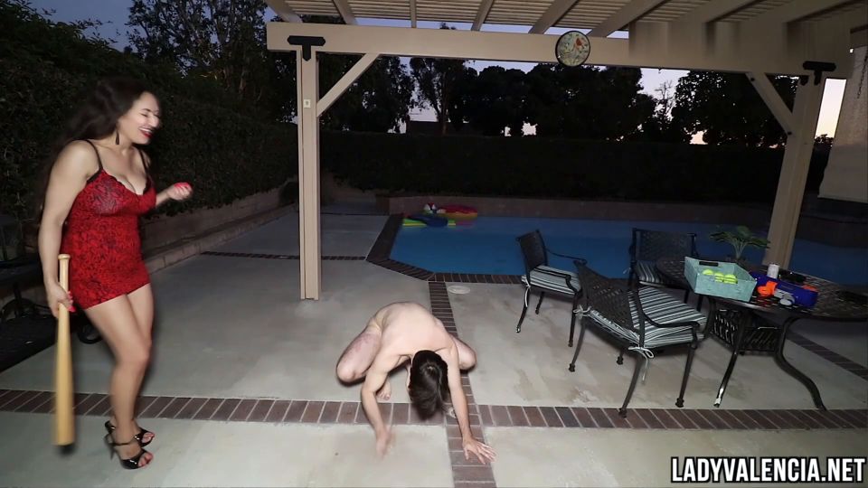 Baseball Bat Ballbusting.