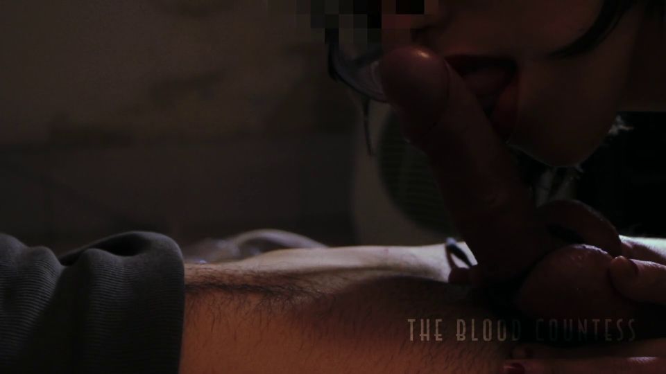 Teasing Longer Bondage Cock and Balls with my Feet  Hands  and Mouth.