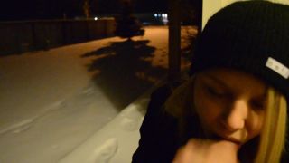 Mya Lane Backyard Bj Winter Night