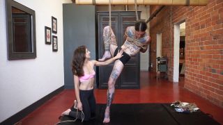 BondageLibertation EliseGravesSuspend Increlief - Elise se enfrenta a un intenso viaje de secuencia shibari