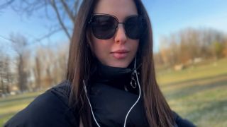 Tonnia - Walking by people in park and BURPING