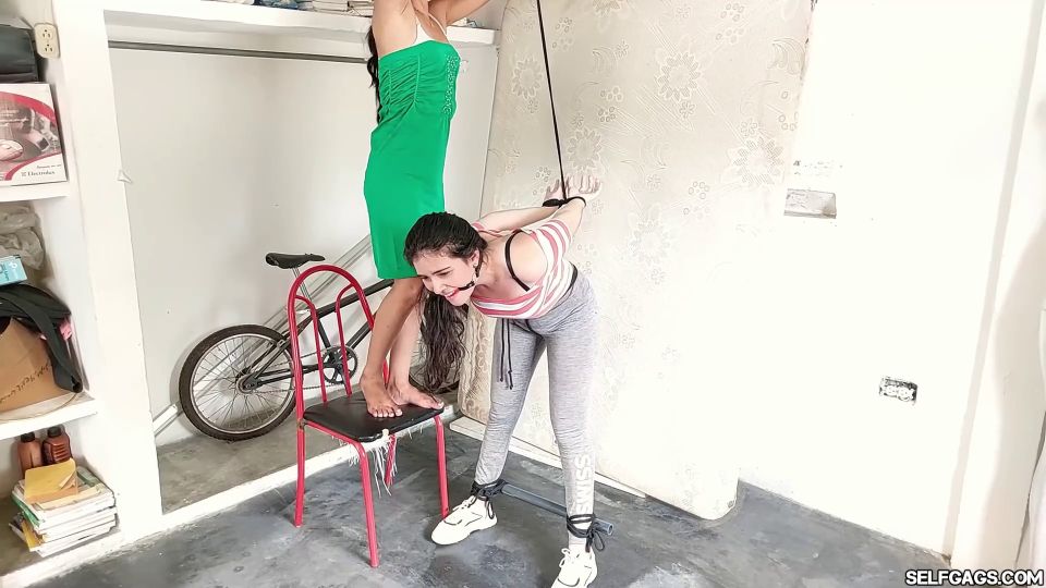 [GetFreeDays.com] Bitchy big sister ball gagged in lesbian strappado bondage jav bdsm