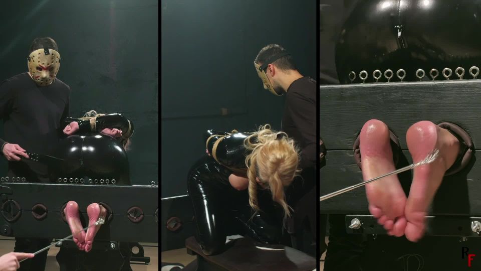 gratis porno clip 5 RussianFetish – Todo incluido cosquillas para Kristina en topless atado en un catsuit y vibrador estimulación - femdom - fetiche porno checo femdom