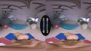 Nesty in Pool Romance,  on virtual reality 